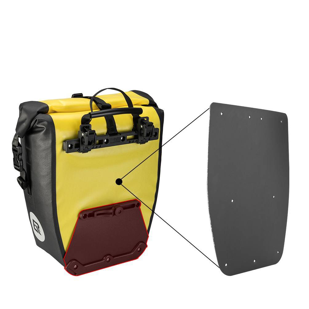 ROCKBROS 100% waterproof transport bags with mesh pocket 27L