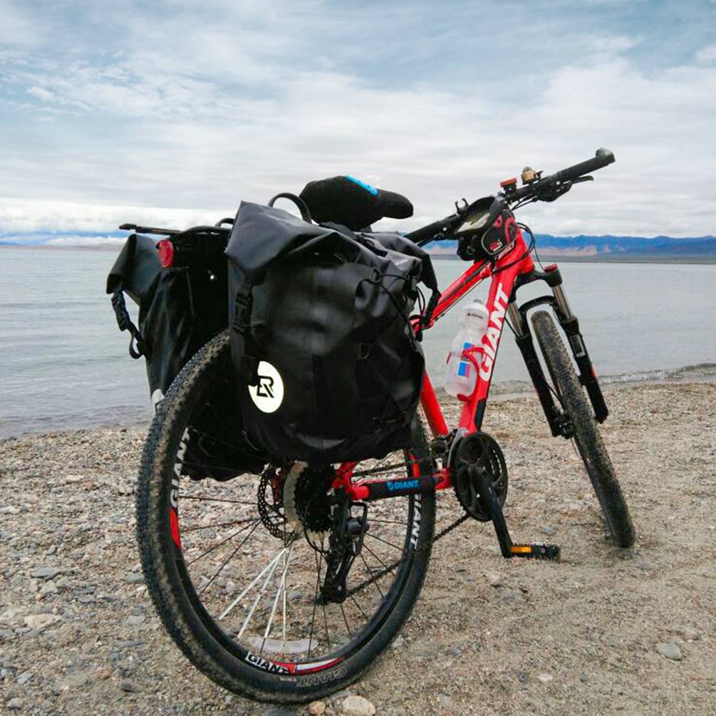 ROCKBROS 100% waterproof transport bags with mesh pocket 27L