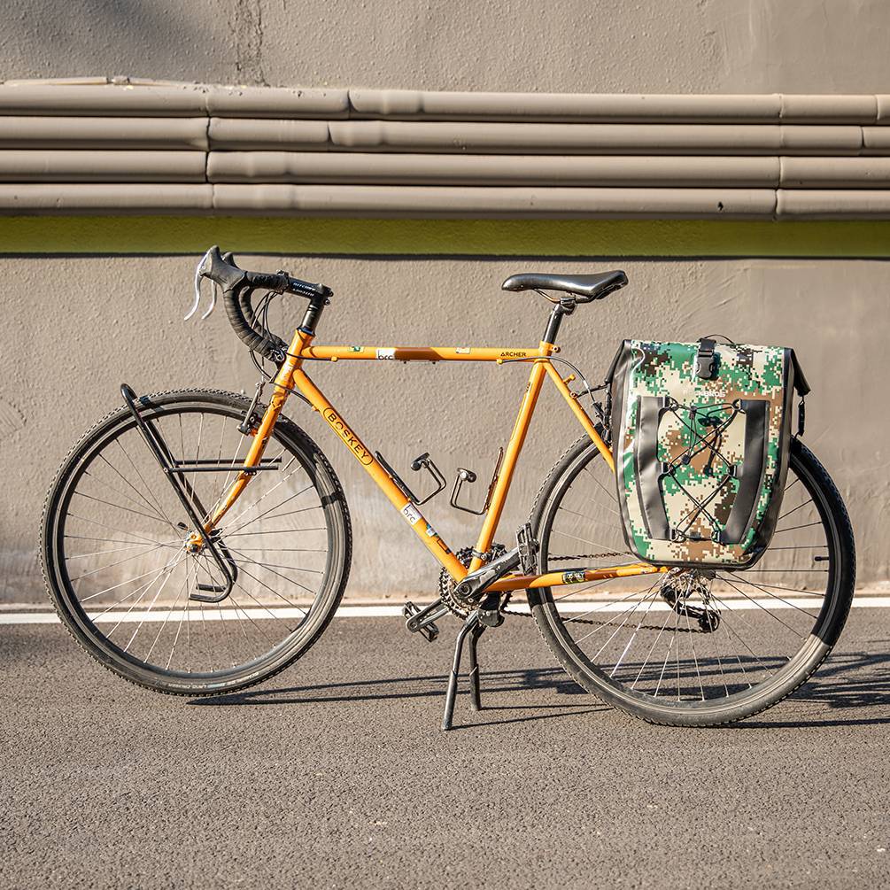 ROCKBROS 100% waterproof transport bags with mesh pocket 27L