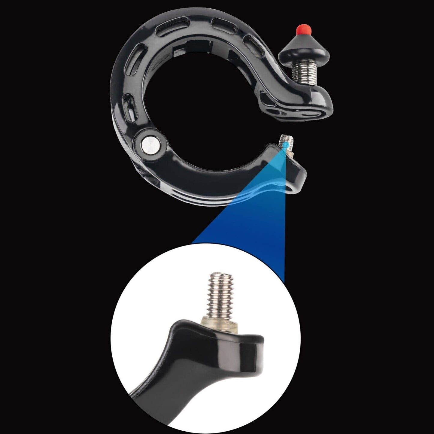 ROCKBROS 100dB Hidden Bicycle Bell, Rainproof and Rustproof