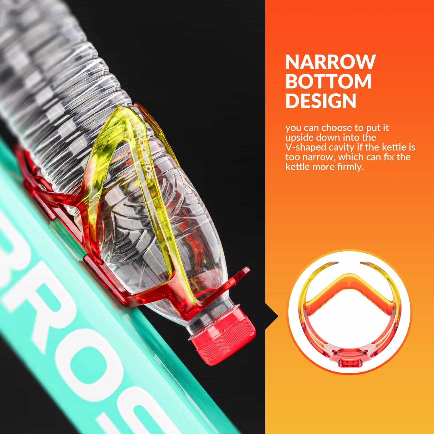 ROCKBROS 35g Lightweight PC Bicycle Bottle Holder