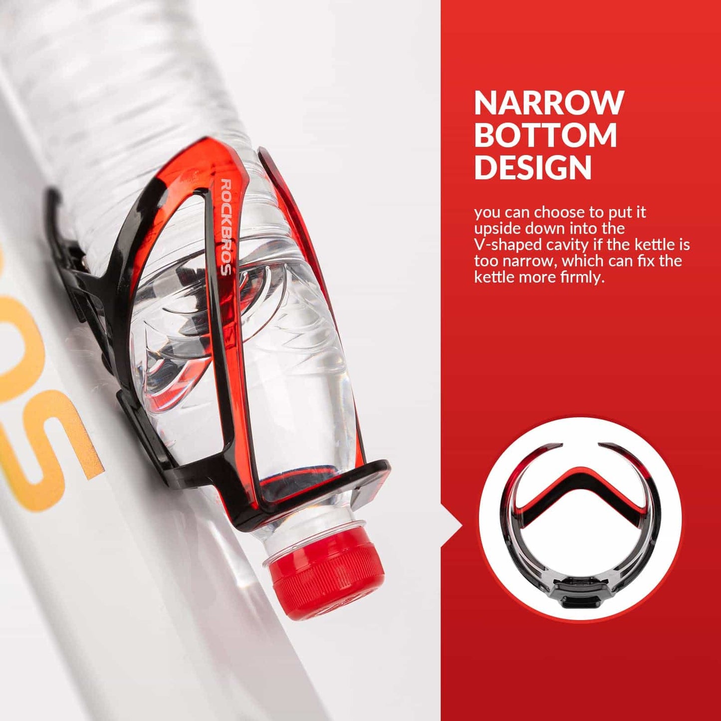 ROCKBROS 35g Lightweight PC Bicycle Bottle Holder