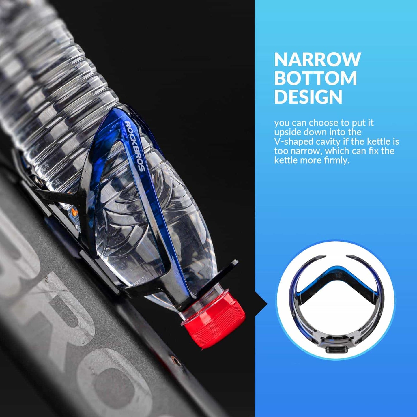 ROCKBROS 35g Lightweight PC Bicycle Bottle Holder