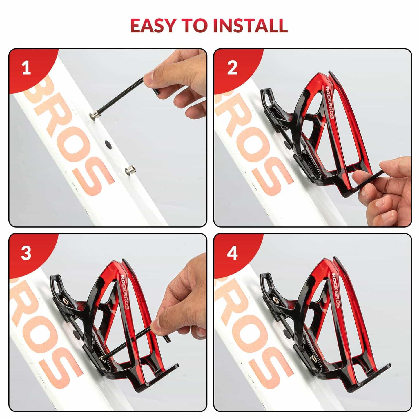 ROCKBROS 35g Lightweight PC Bicycle Bottle Holder