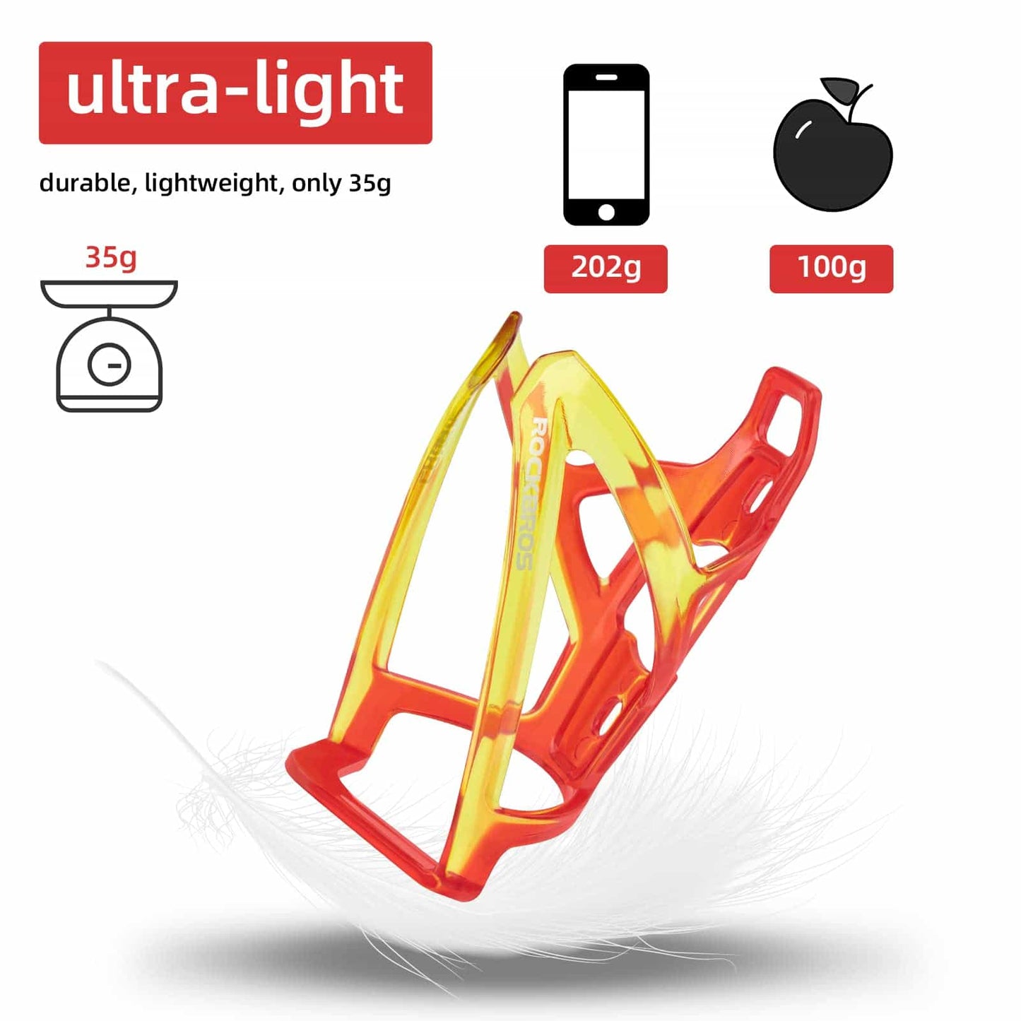 ROCKBROS 35g Lightweight PC Bicycle Bottle Holder