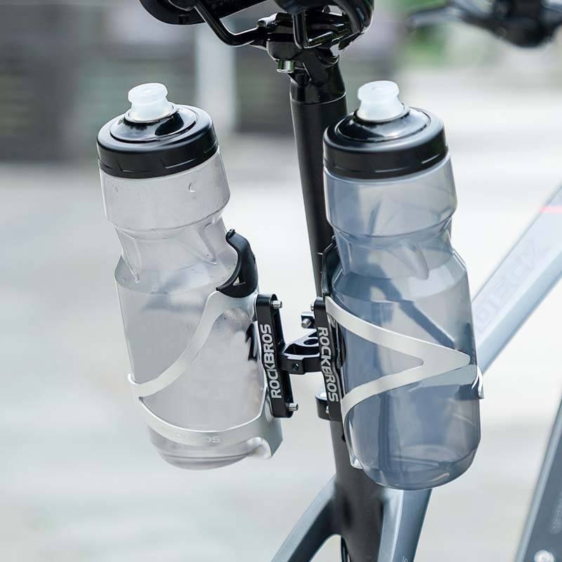 ROCKBROS Aluminum Universal Bottle Holder Adapter for Bicycles and Motorcycles