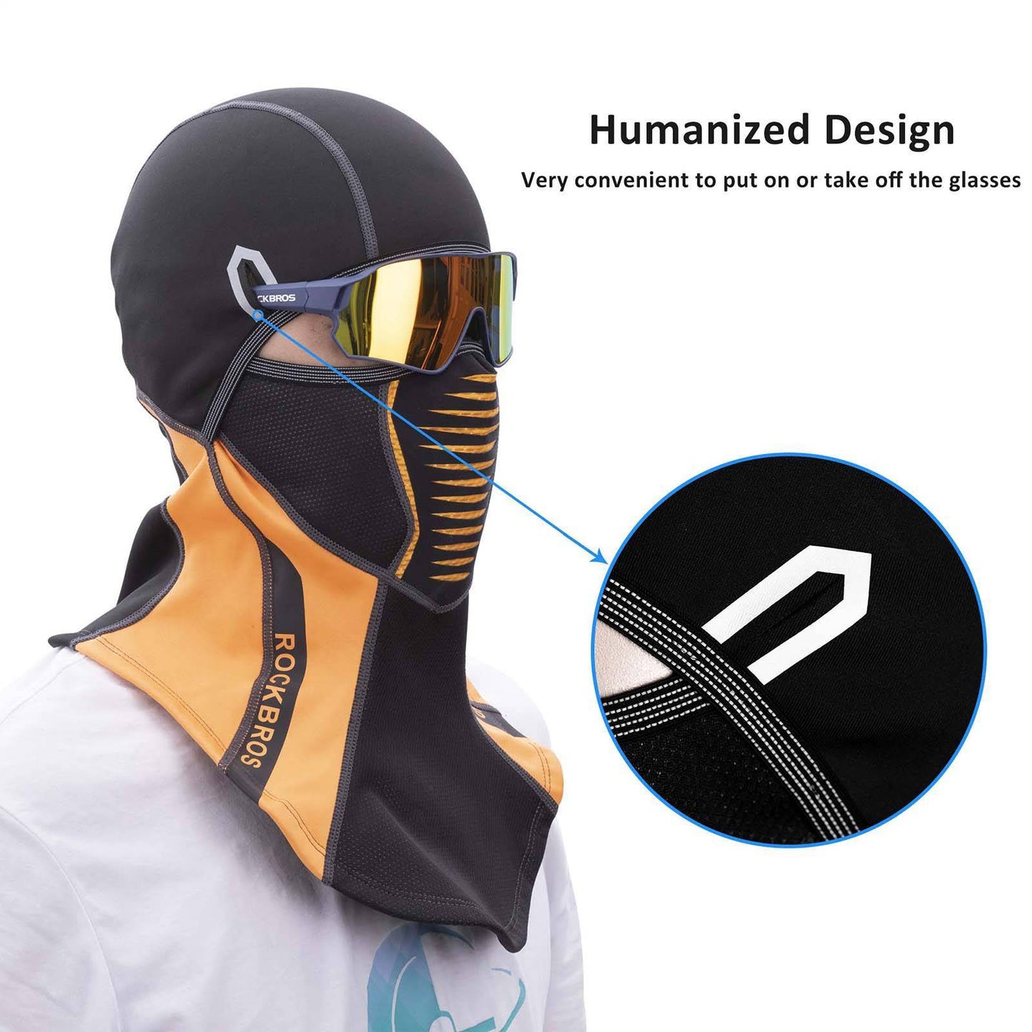 ROCKBROS Balaclava Winter Thermal Cycling Full Face Mask Ski Mask 