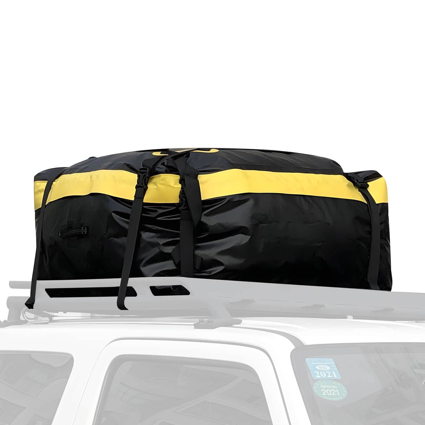 ROCKBROS Roof Box for Car, Waterproof Roof Rack, 300L with 8 Tie-Down Straps