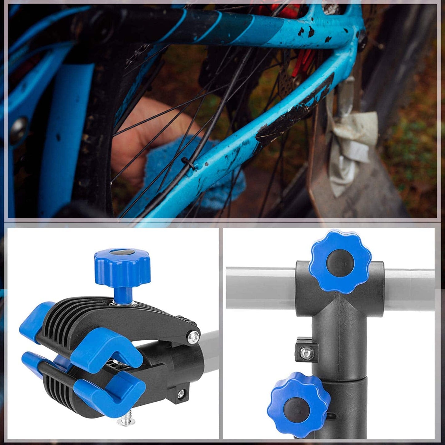 ROCKBROS Adjustable Wall Mount Bicycle Stand Max. Load 25KG