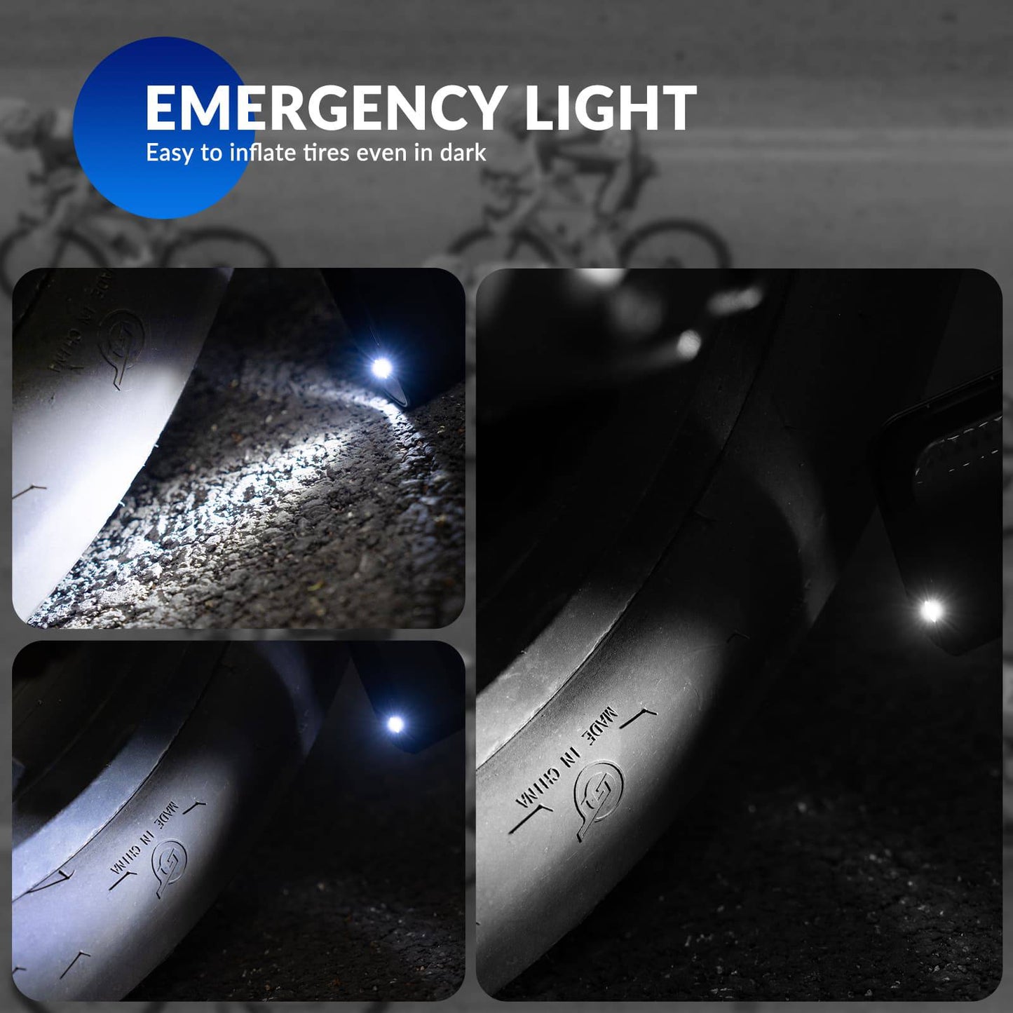 Mini Electric Air Pump 7-150PSI 5 Modes