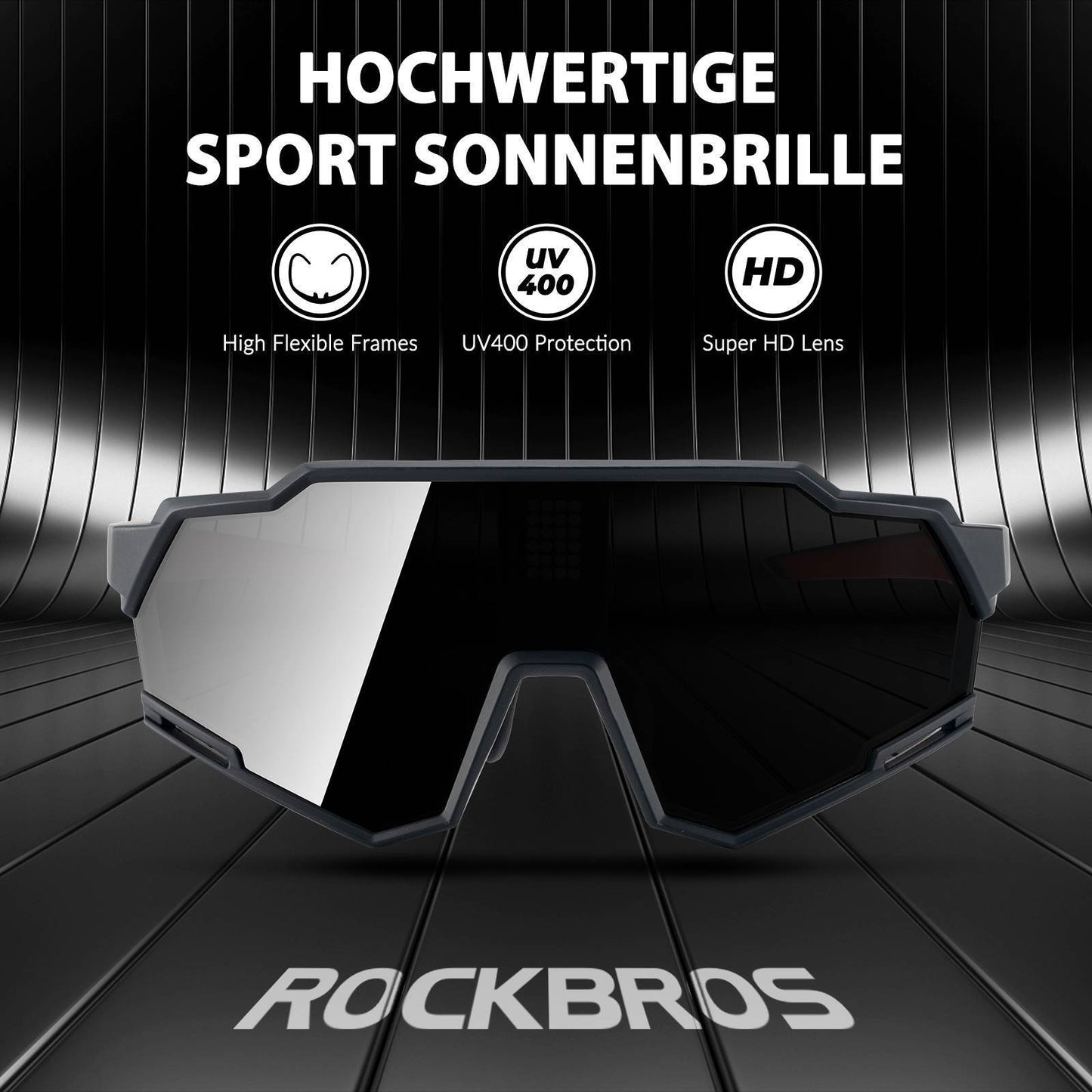 ROCKBROS elektronische Selbsttönend Brille intelligente Fahrradbrille