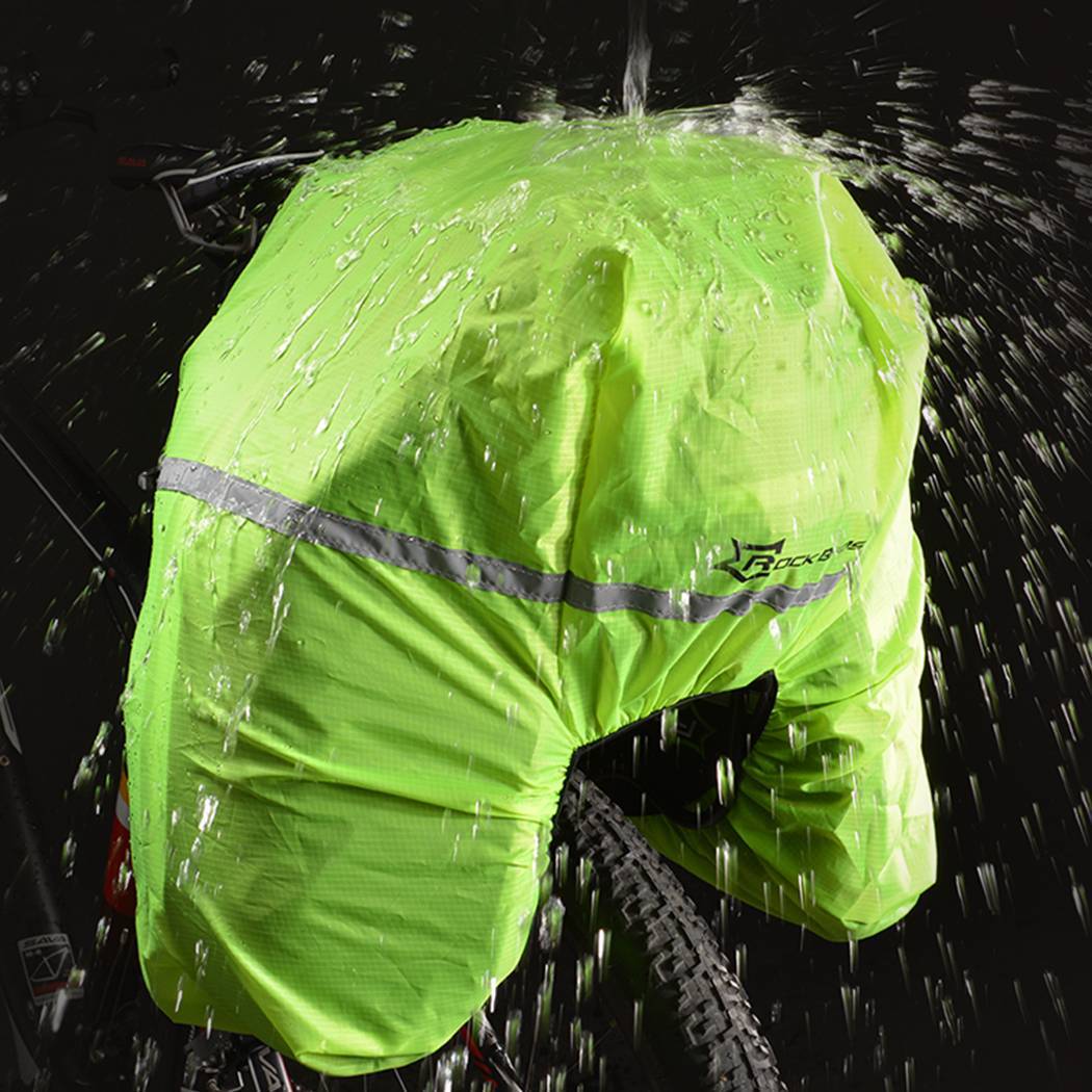 ROCKBROS Bicycle Pannier Bag, Waterproof with Rain Cover, 17-35L