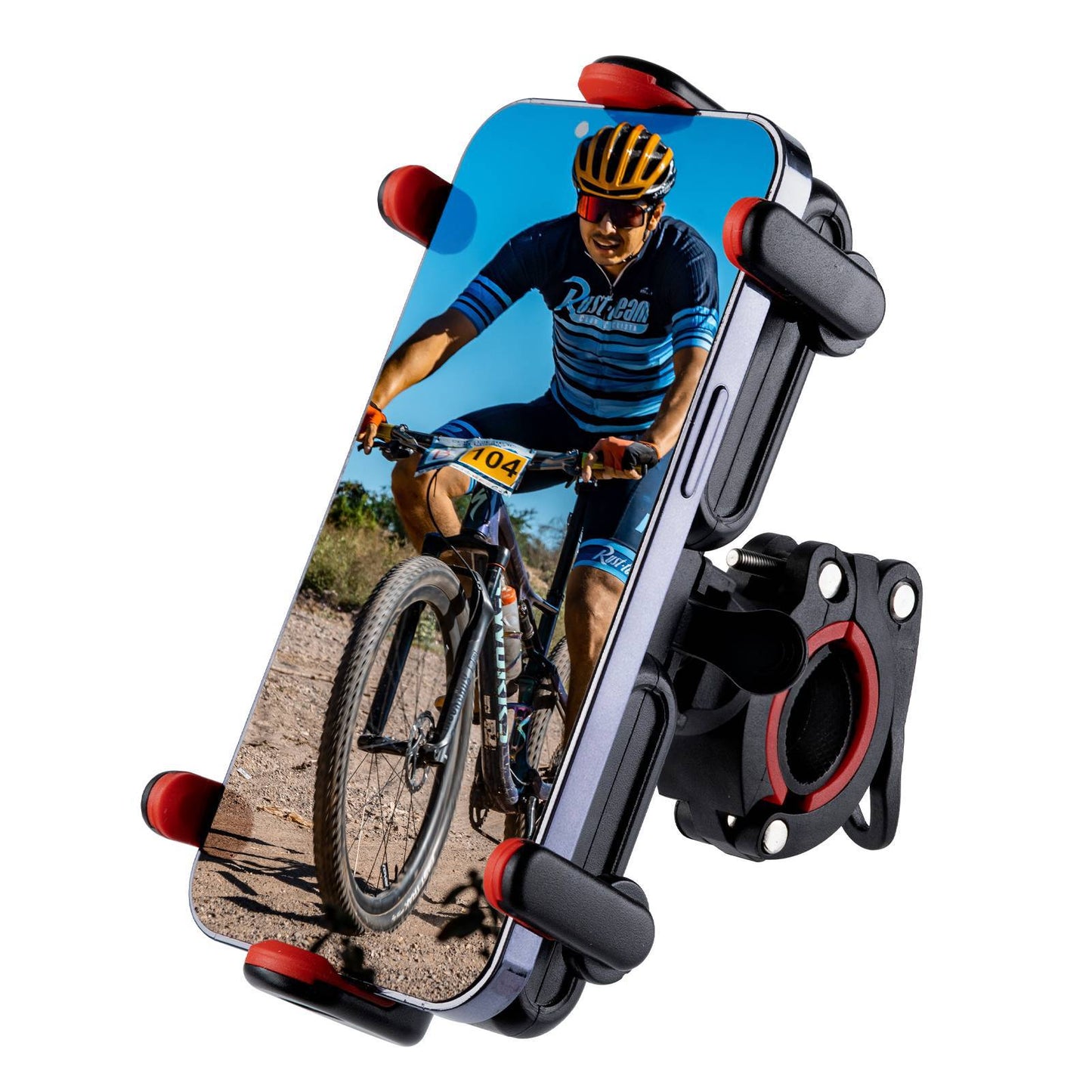 ROCKBROS Fahrrad Handyhalterung 360°Drehbar Motorrad Halterung