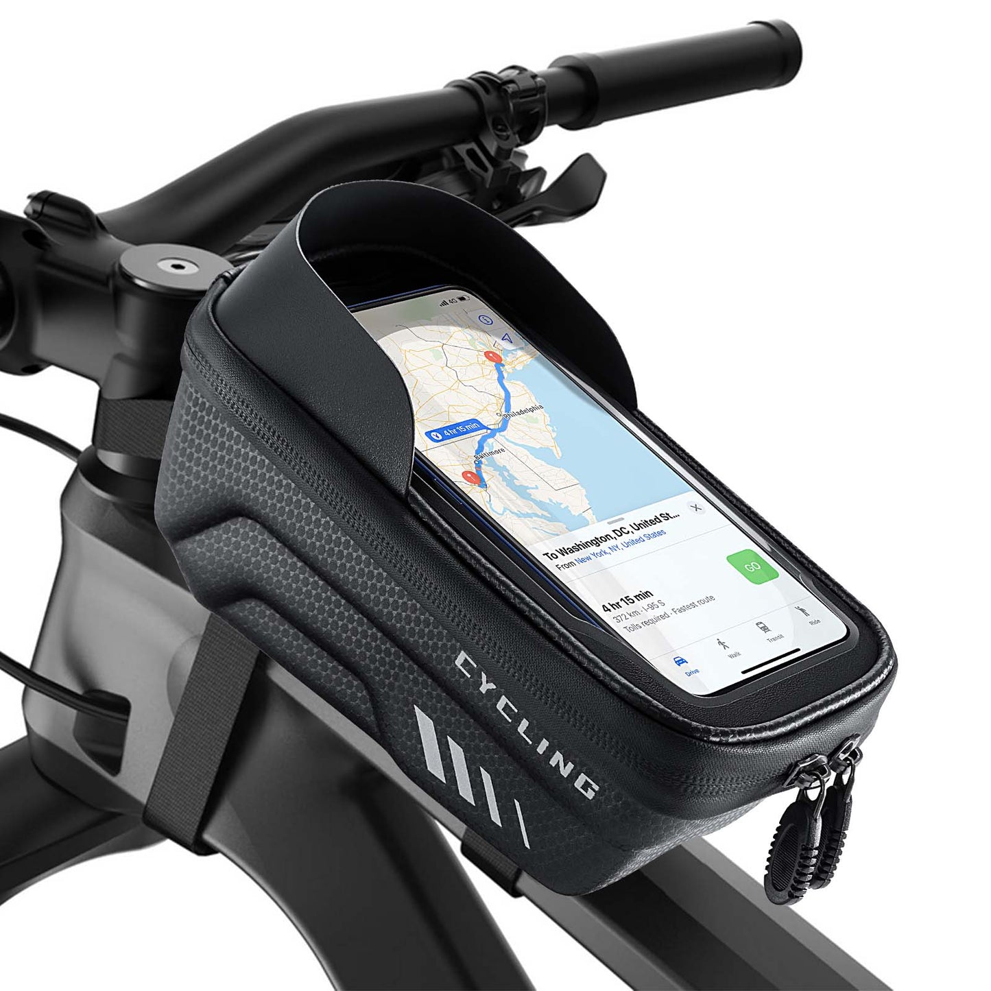 ROCKBROS Bicycle Phone Bag Phone Mount with 6.7 Inch Touchscreen