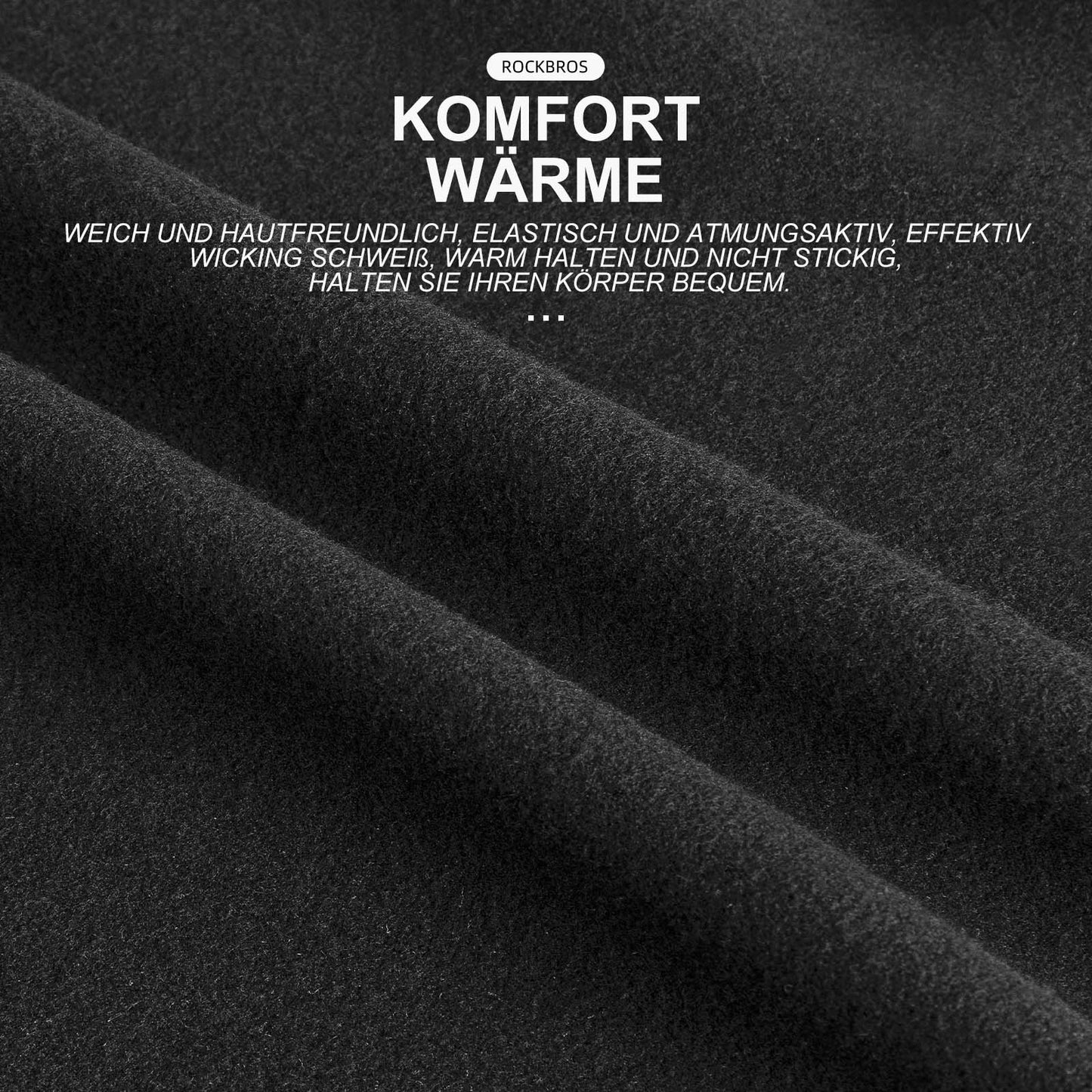 ROCKBROS Hjólreiðabuxur Vetrarvindheldar Hjólreiðafatnaður Sportlegur