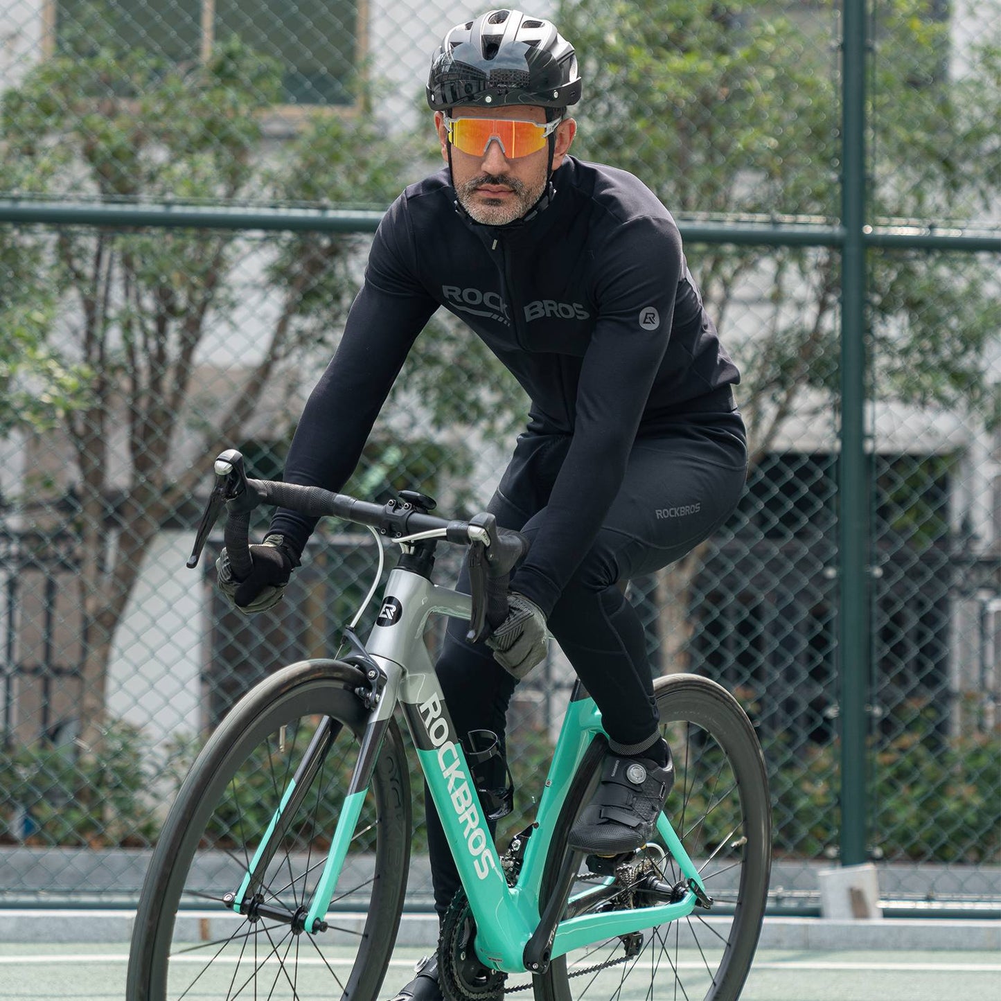 ROCKBROS Fahrrad Jacke Winter Winddichte Fahrradbekleidung Sportlich