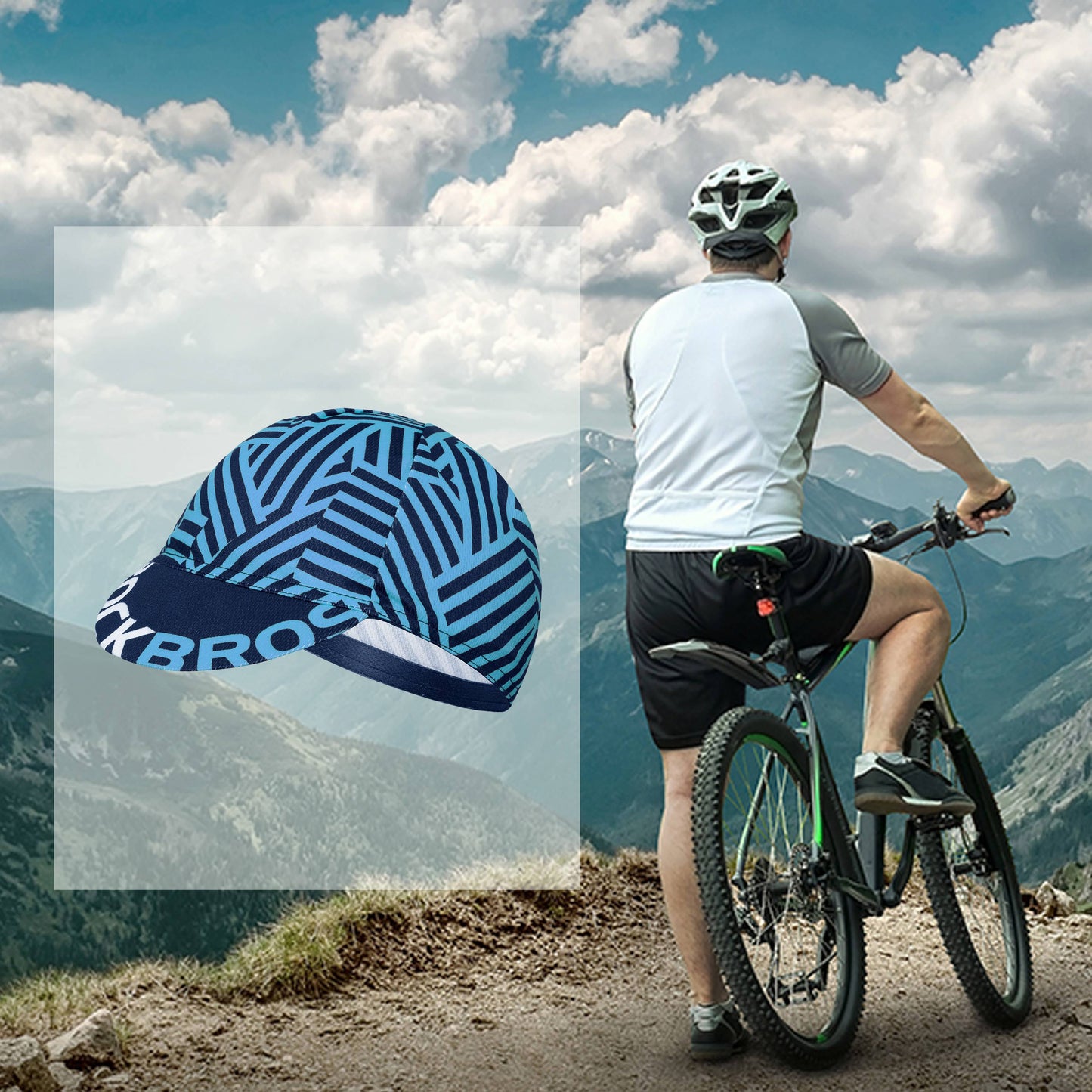 ROCKBROS Cycling Cap UV Protection Sports Hat for Women and Men 54-61 cm