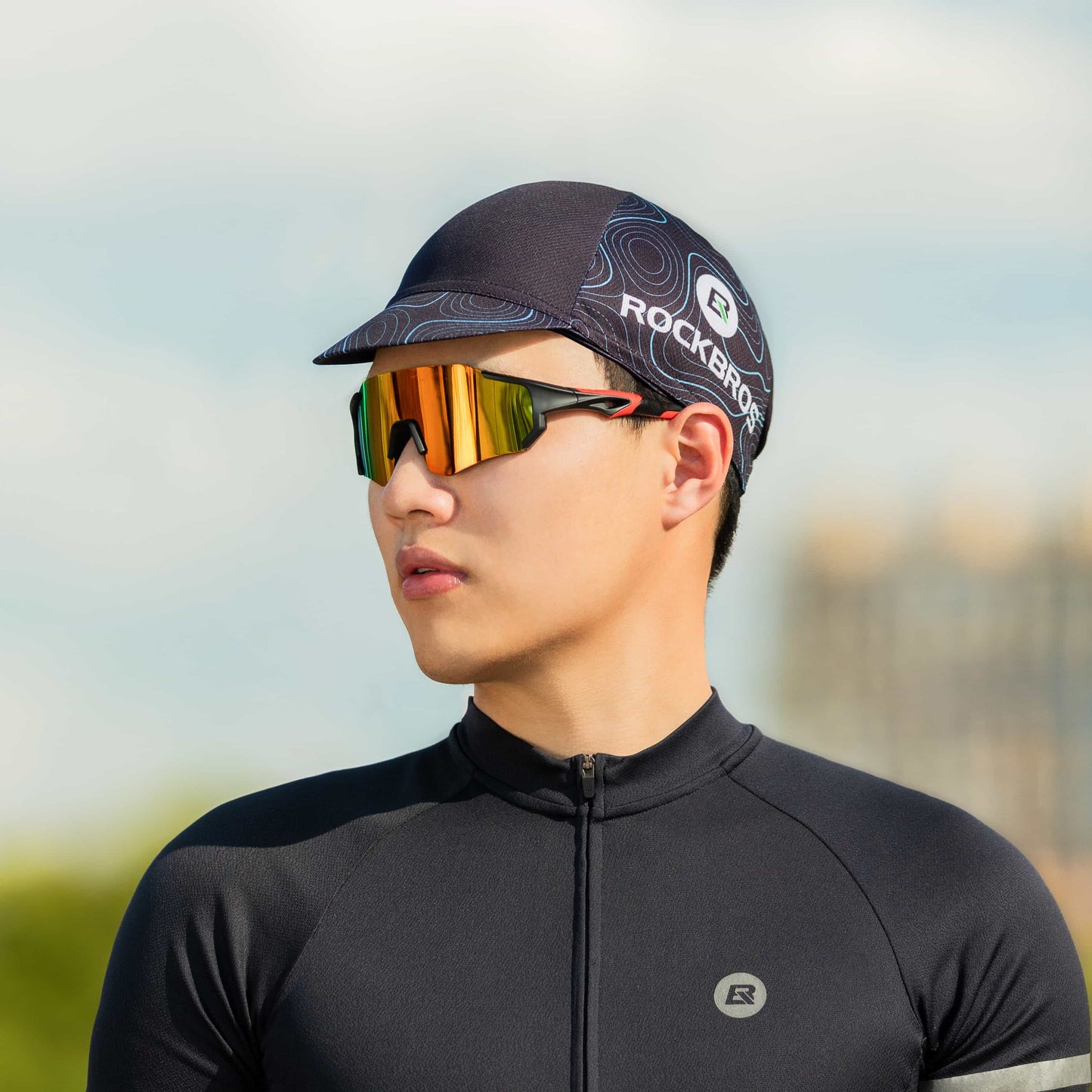 ROCKBROS Cycling Cap UV Protection Sports Hat for Women and Men 54-61 cm