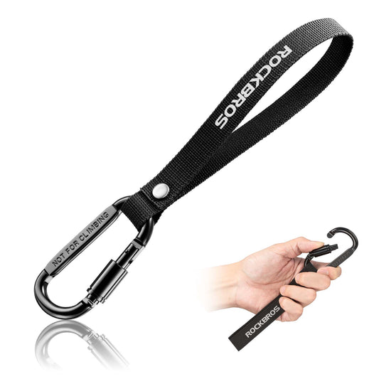 ROCKBROS Bicycle Carabiner Hook Multifunctional with Durable Strap