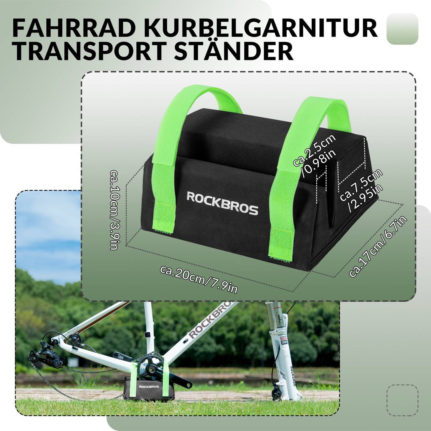 ROCKBROS Bicycle Chainring Set Protective Pads Bicycle Accessories Universal