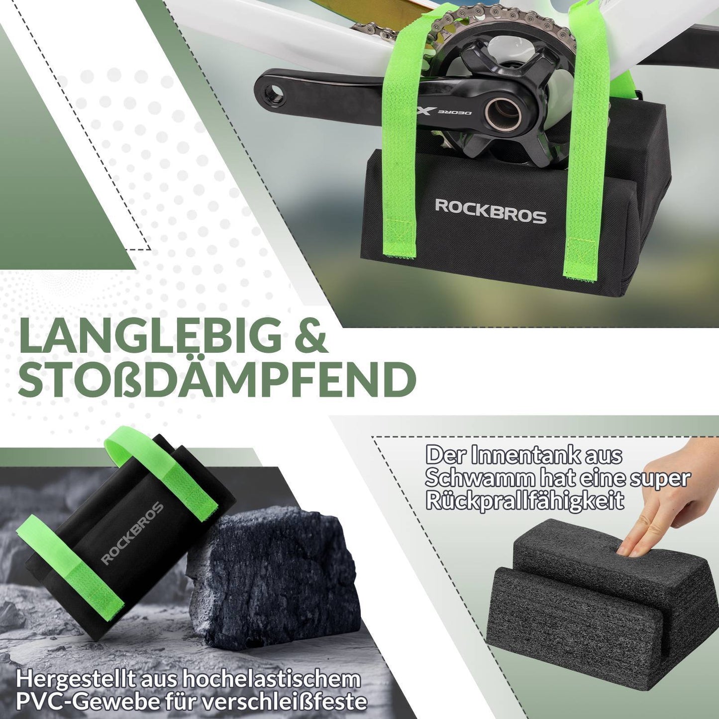 ROCKBROS Bicycle Chainring Set Protective Pads Bicycle Accessories Universal