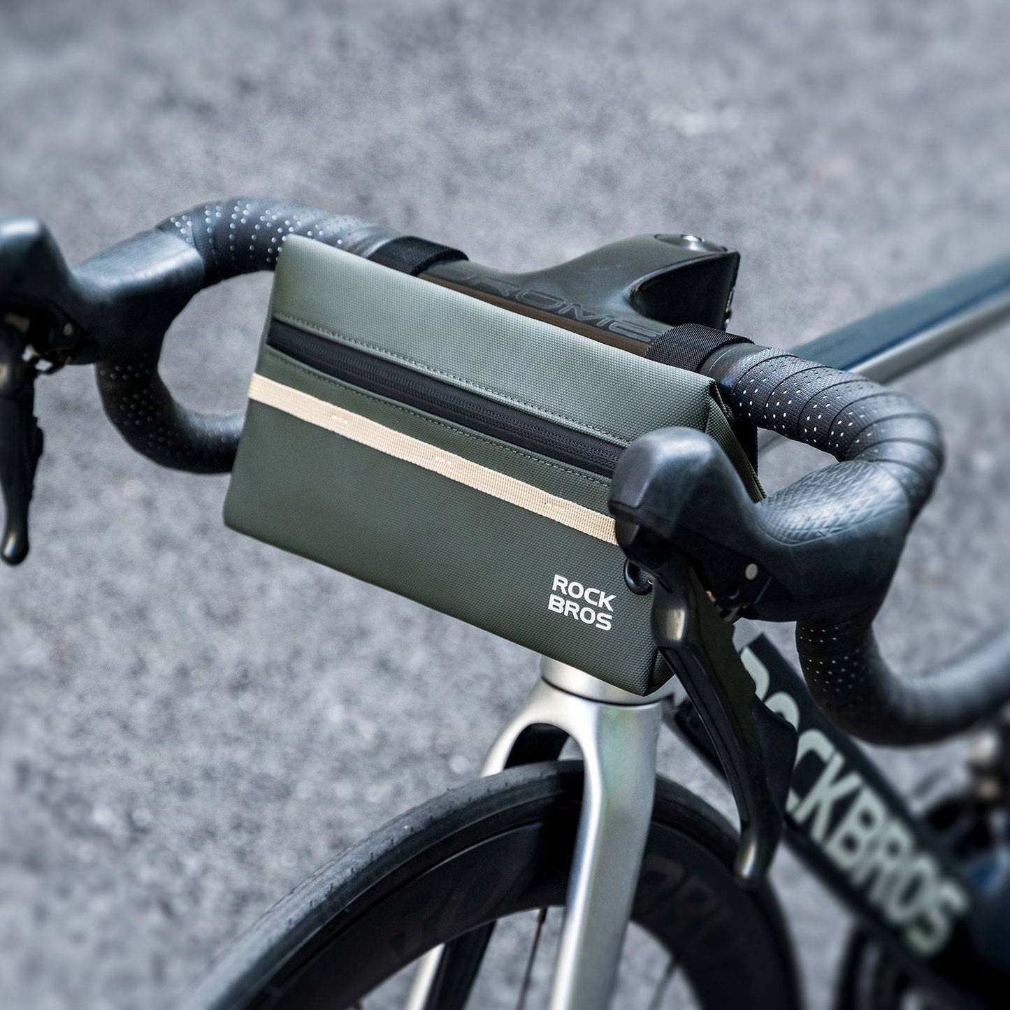 ROCKBROS Bicycle Handlebar Bag, Bicycle Bag, Bicycle Basket, 6 Colors, Approx. 1.3L