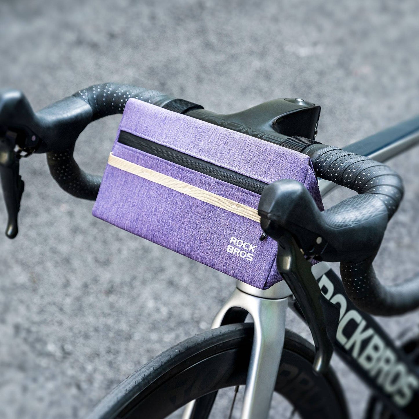 ROCKBROS Bicycle Handlebar Bag, Bicycle Bag, Bicycle Basket, 6 Colors, Approx. 1.3L