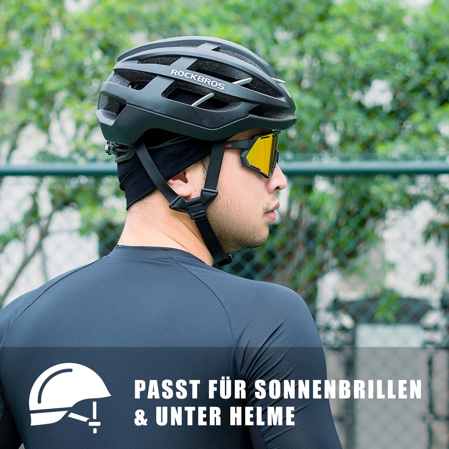 ROCKBROS Cycling Cap Summer UV Protection Running Cap Men's 50-64CM
