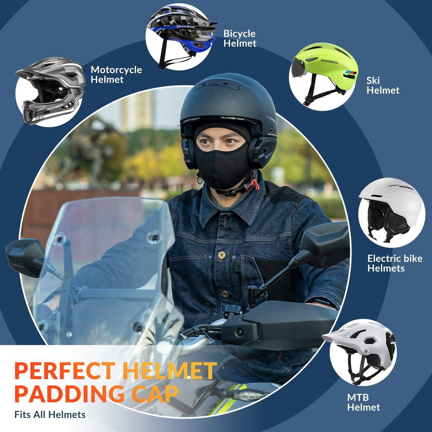 Winter baraklava with glasses hole