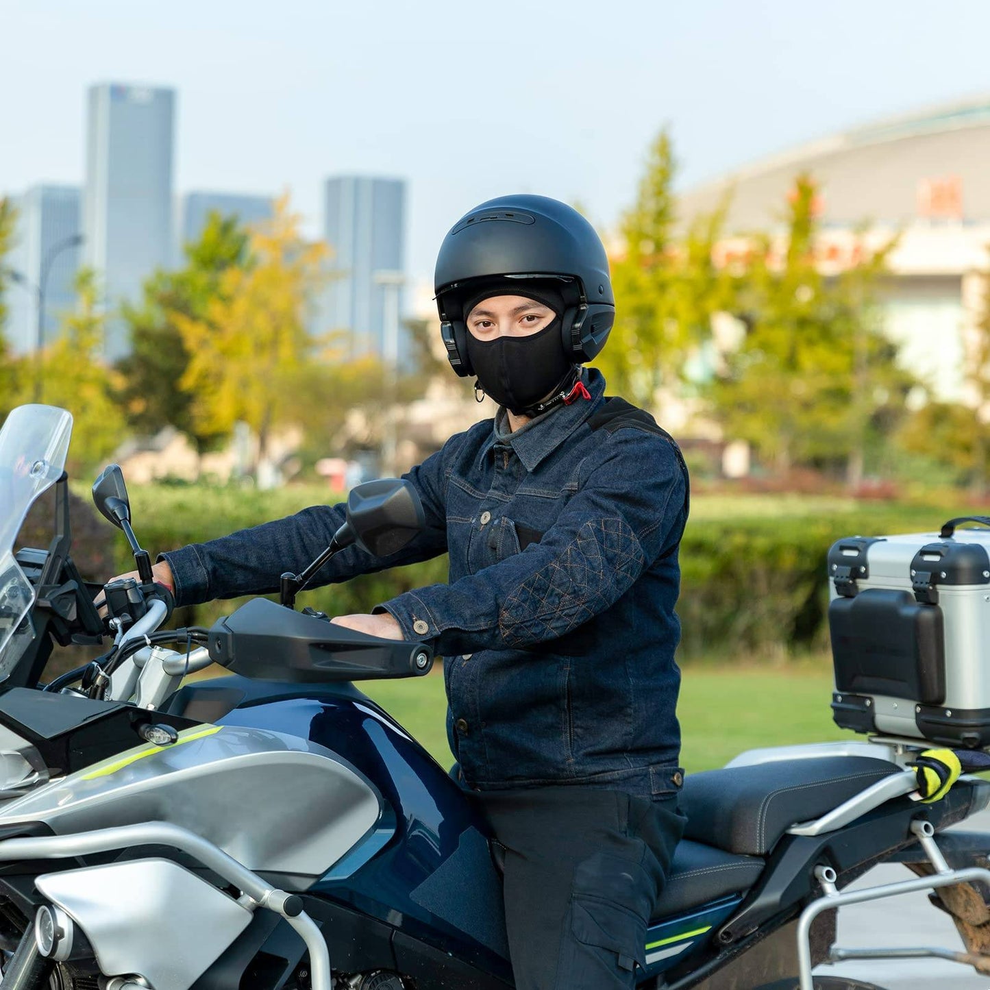 Winter baraklava with glasses hole