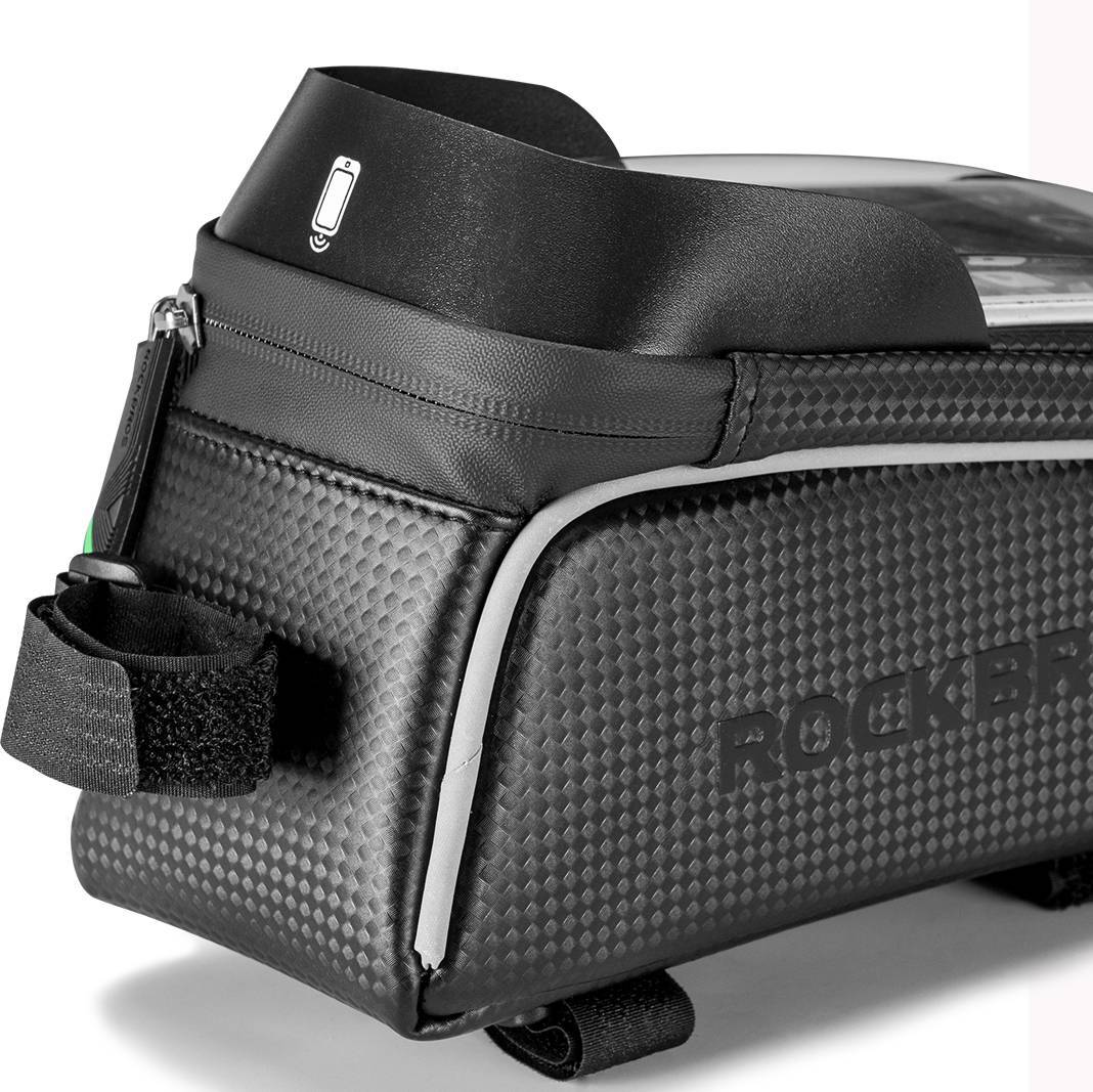 ROCKBROS Fahrrad Oberrohrtasche 6,5 Zoll Touchscreen Wasserdicht