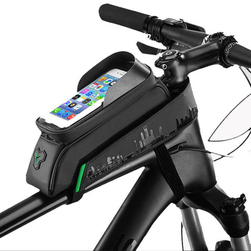 ROCKBROS Bicycle Top Tube Bag Waterproof Phone Bag with Touchscreen