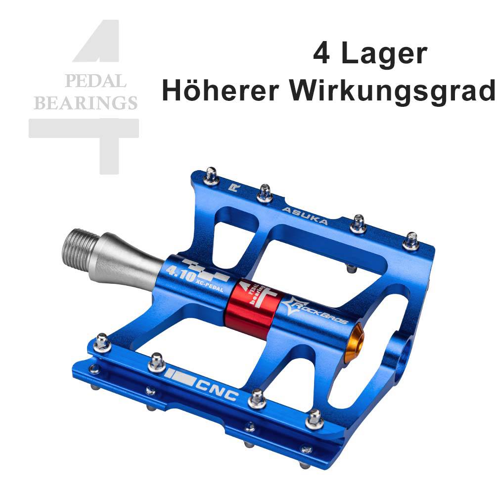 Bicycle pedals 9/16 for MTB/BMX/road bike with 4 sealed bearings