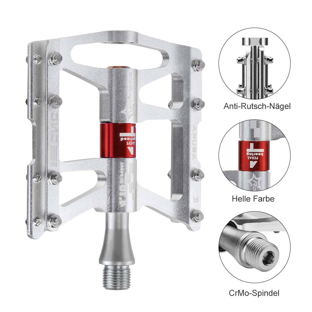 Bicycle pedals 9/16 for MTB/BMX/road bike with 4 sealed bearings