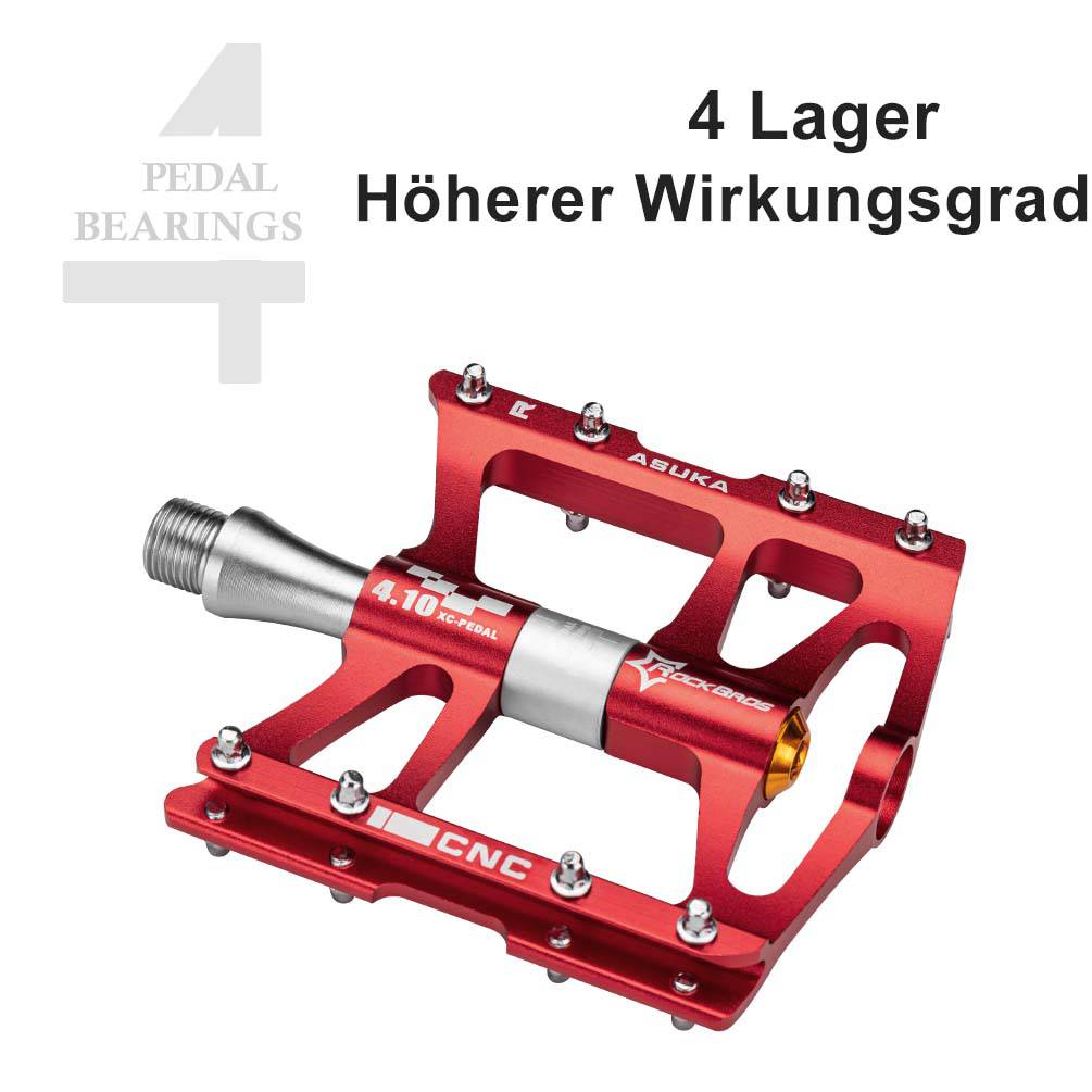 Bicycle pedals 9/16 for MTB/BMX/road bike with 4 sealed bearings