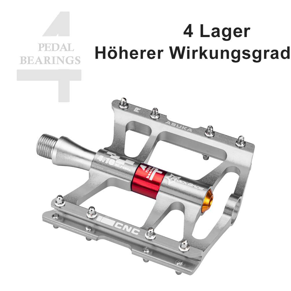 Bicycle pedals 9/16 for MTB/BMX/road bike with 4 sealed bearings