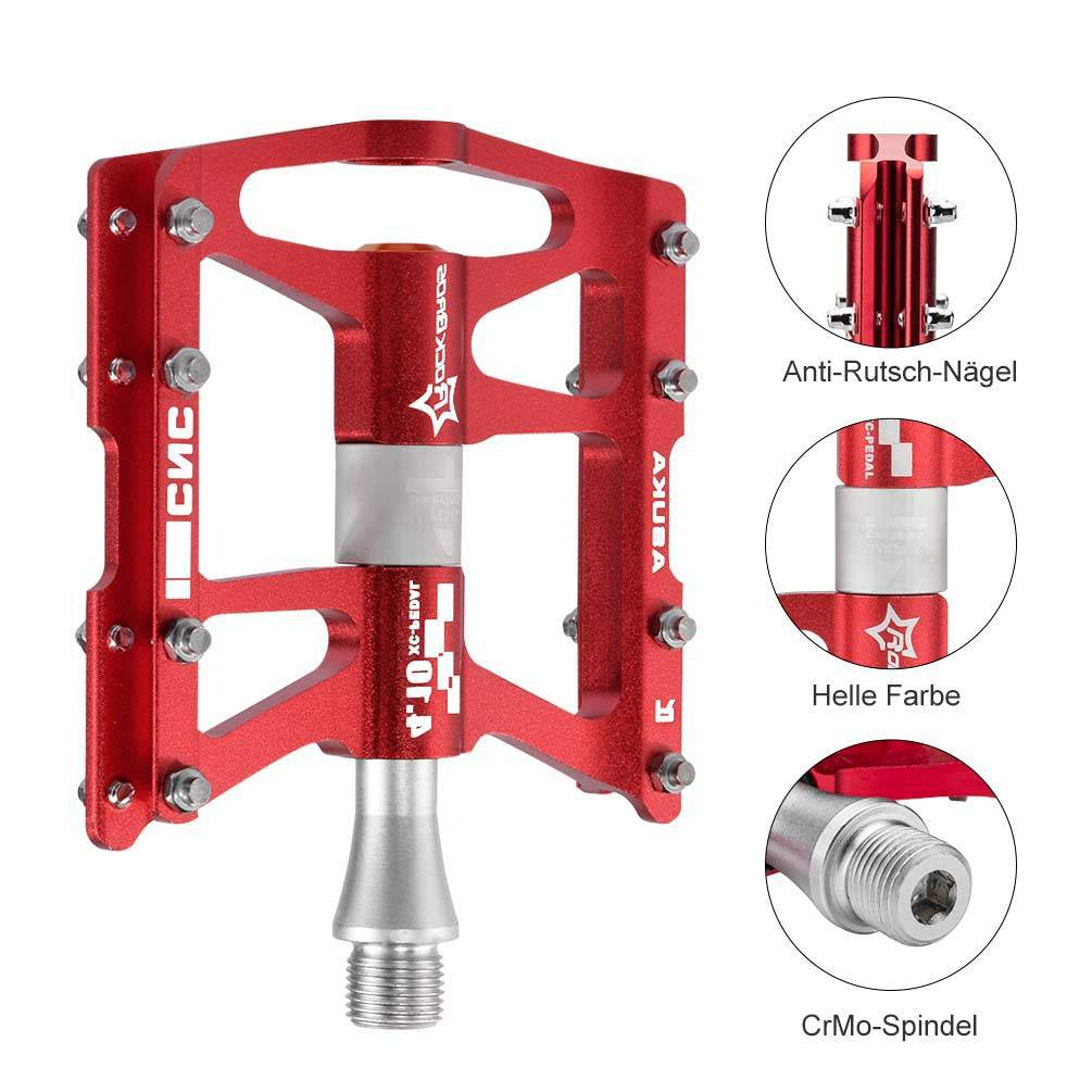 Bicycle pedals 9/16 for MTB/BMX/road bike with 4 sealed bearings