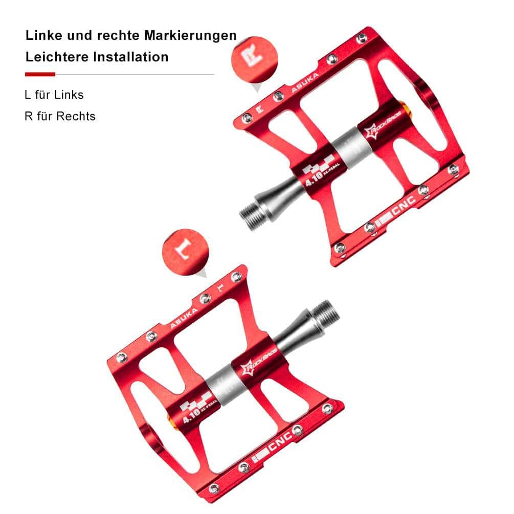 Bicycle pedals 9/16 for MTB/BMX/road bike with 4 sealed bearings