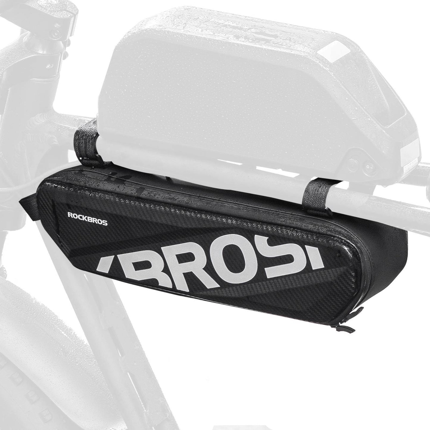 ROCKBROS Fahrrad Rahmentasche Wasserdicht Oberrohr Tasche 4.5L Schwarz