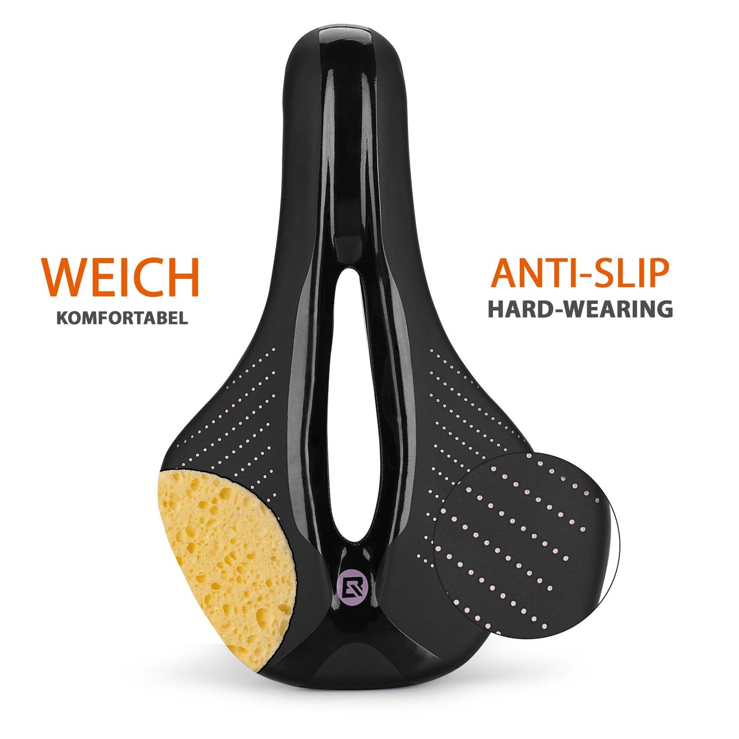 ROCKBROS reiðhjólasæti Ergonomic höggdeyfandi reiðhjólasæti Unisex