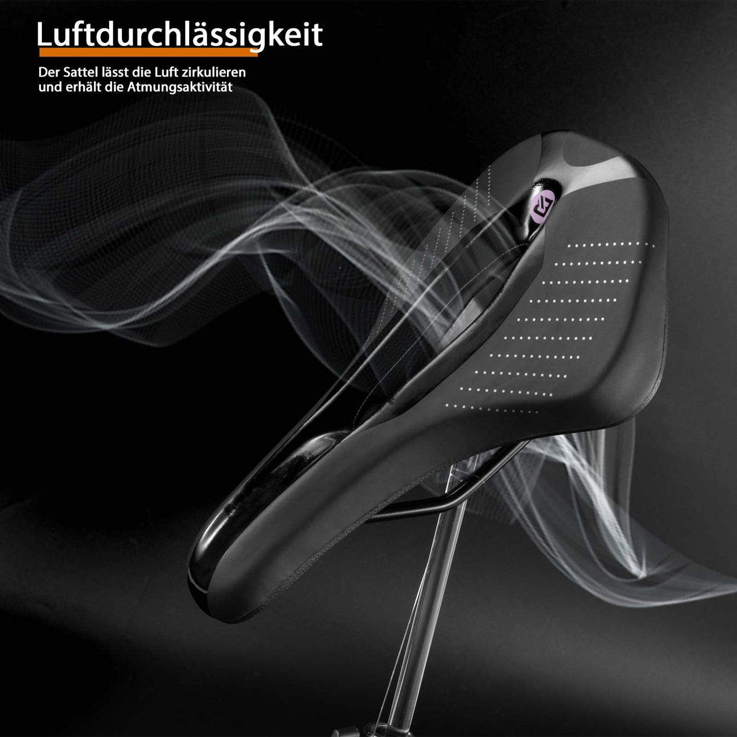 ROCKBROS reiðhjólasæti Ergonomic höggdeyfandi reiðhjólasæti Unisex