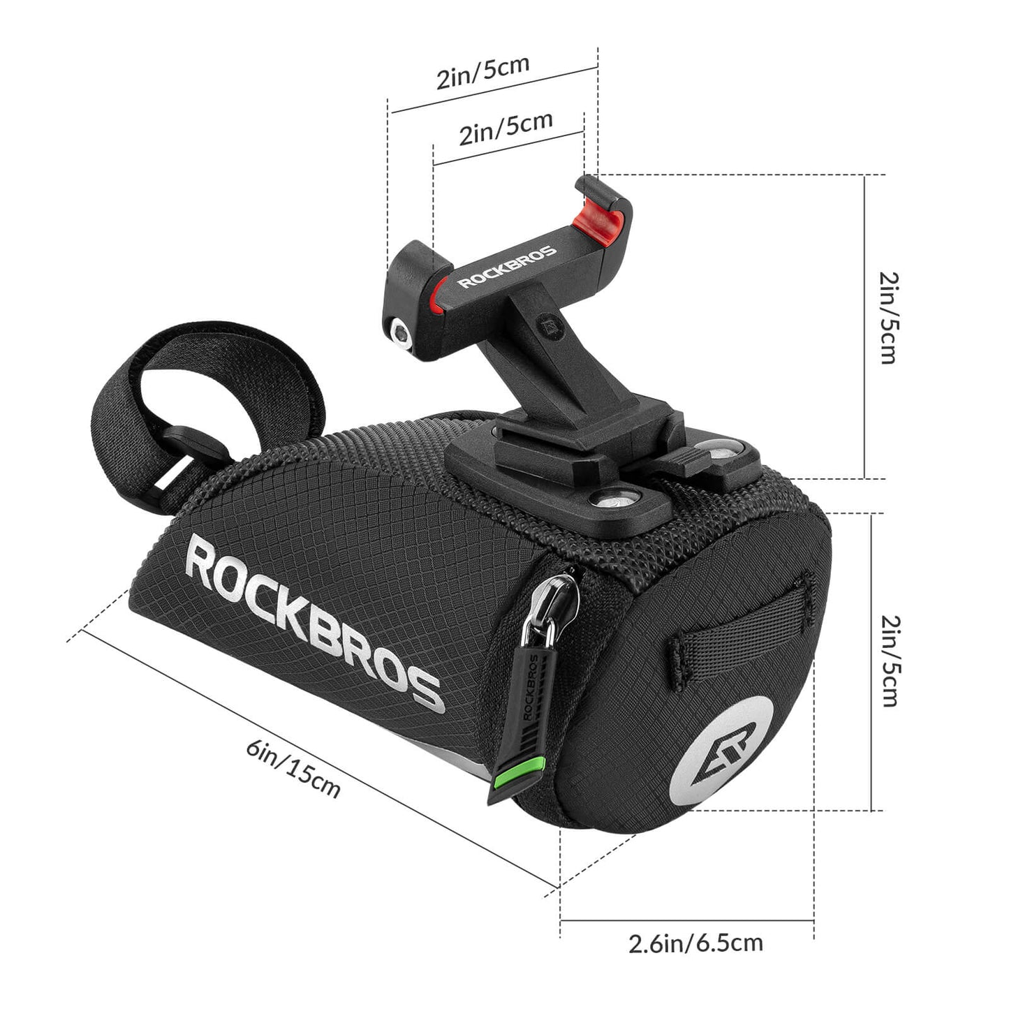 ROCKBROS Bicycle Saddle Bag for MTB/Road Bike/Folding Bike Mini Portable