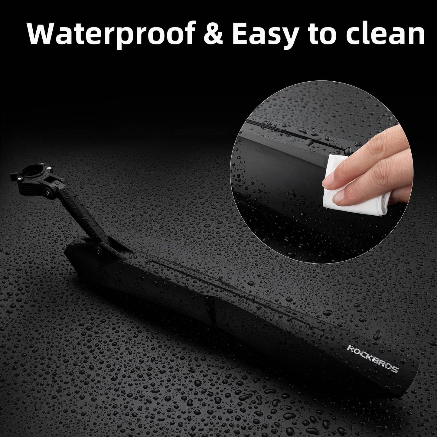 Bicycle mudguard set for mountain bikes, universal splash guard