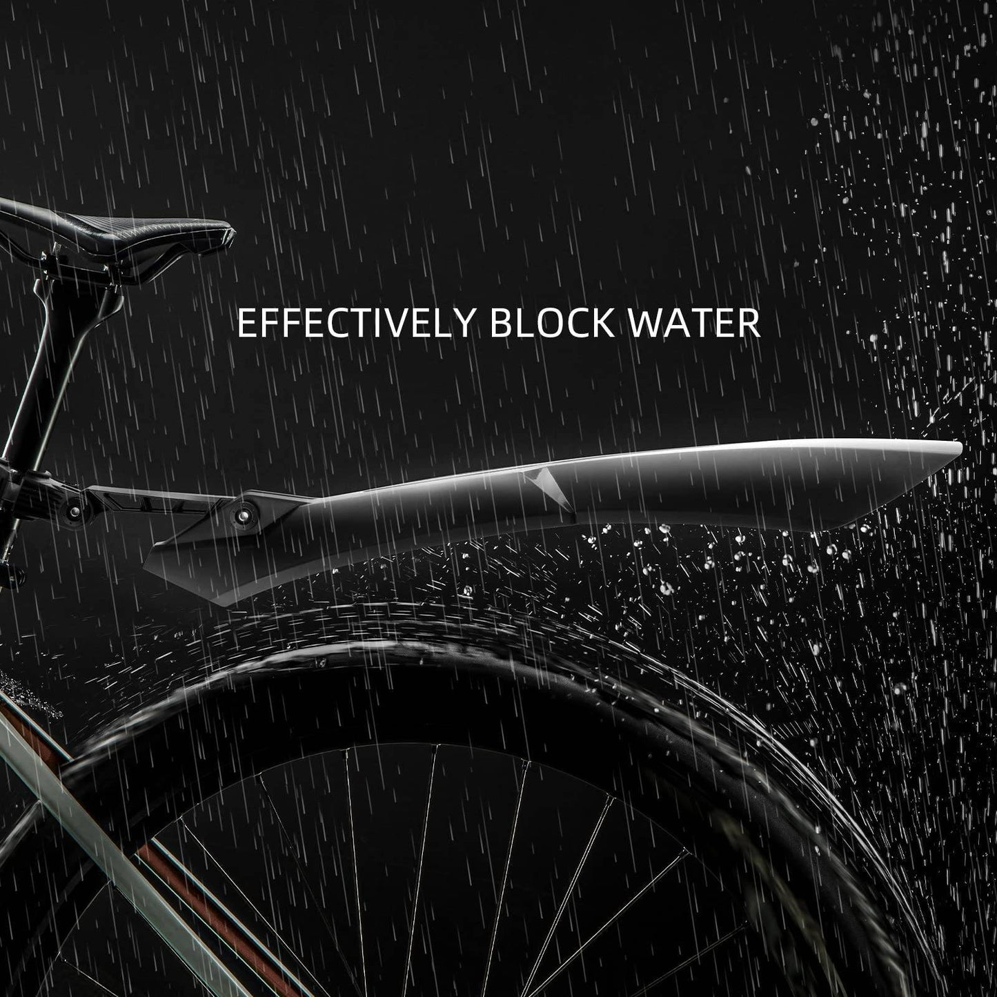 Bicycle mudguard set for mountain bikes, universal splash guard