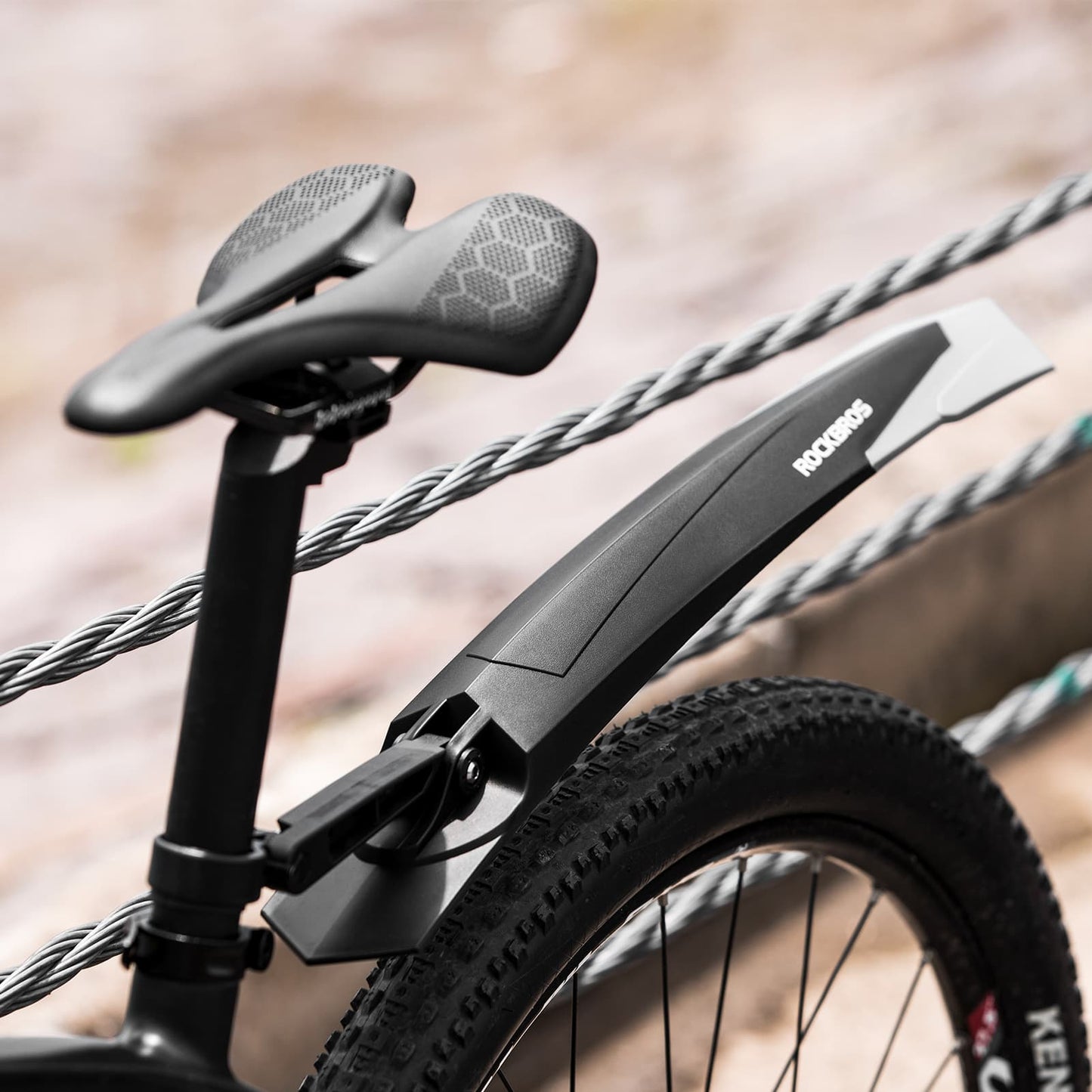 ROCKBROS Bicycle Mudguard Set MTB Splash Guard made of PP and Rubber