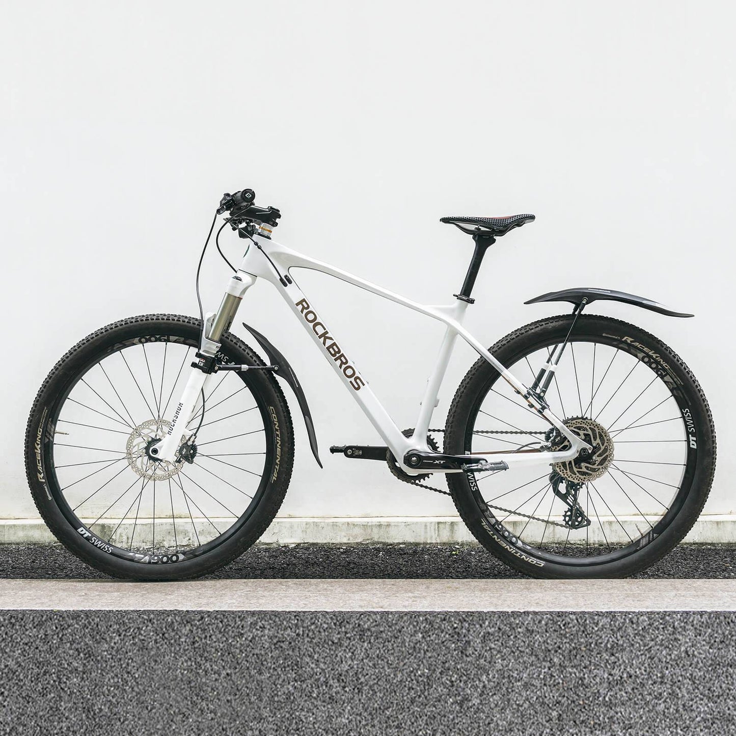 ROCKBROS Bicycle Mudguard Set Front/Rear Flexible Bicycle Mudguard Adjustable