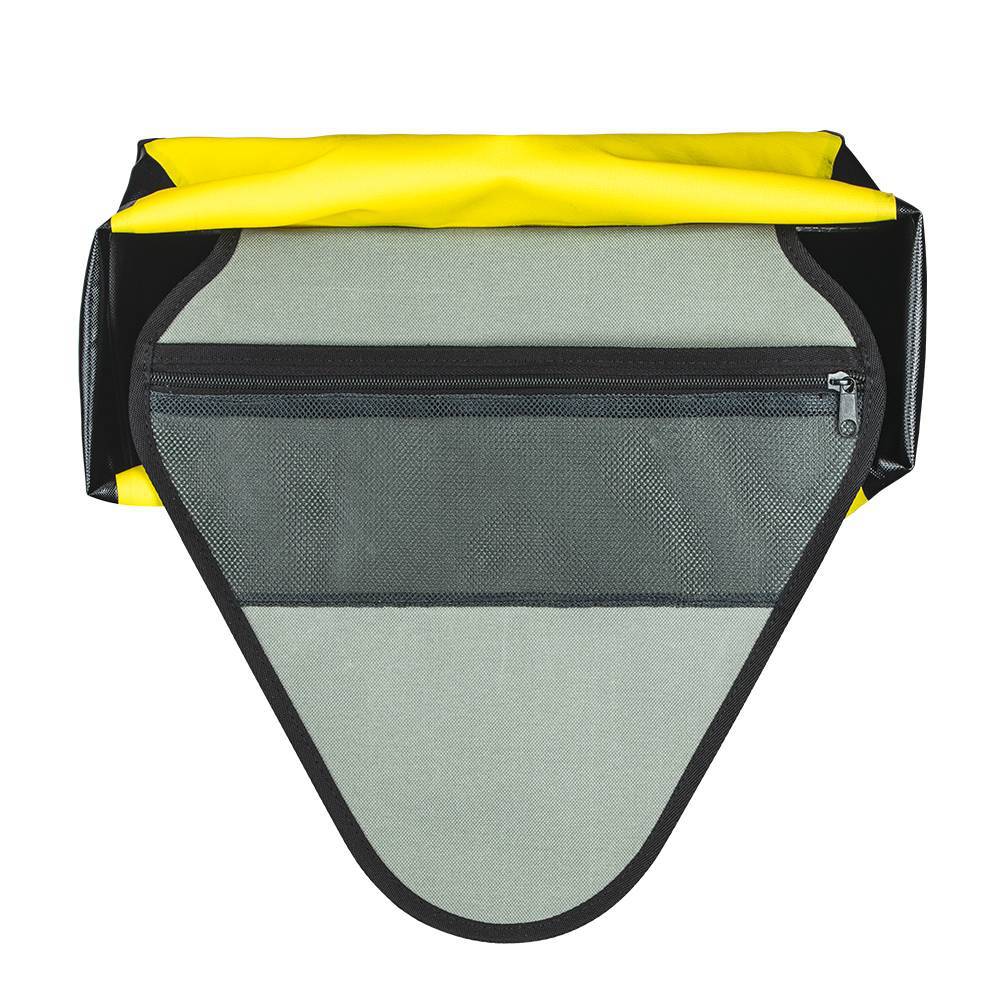 ROCKBROS hjólaflutningstaska 100% vatnsheld með axlaról 20L gulur/svört gulllitaður