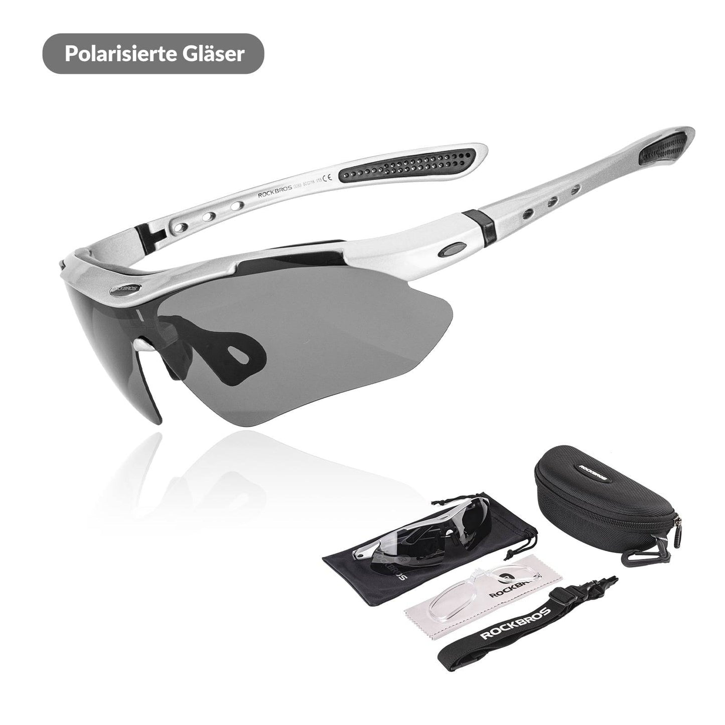 ROCKBROS Polarized Cycling Glasses Sunglasses UV400 Protection
