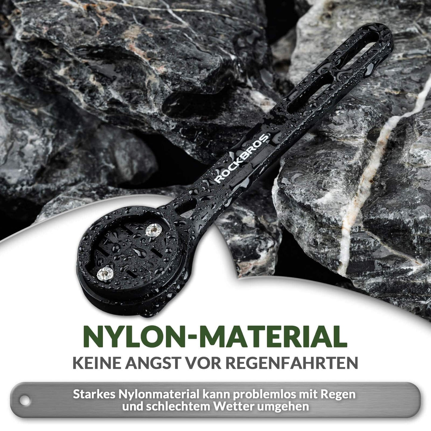 ROCKBROS Bike Computer Mount Compatible with Garmin/Wahoo/Bryton/GPS