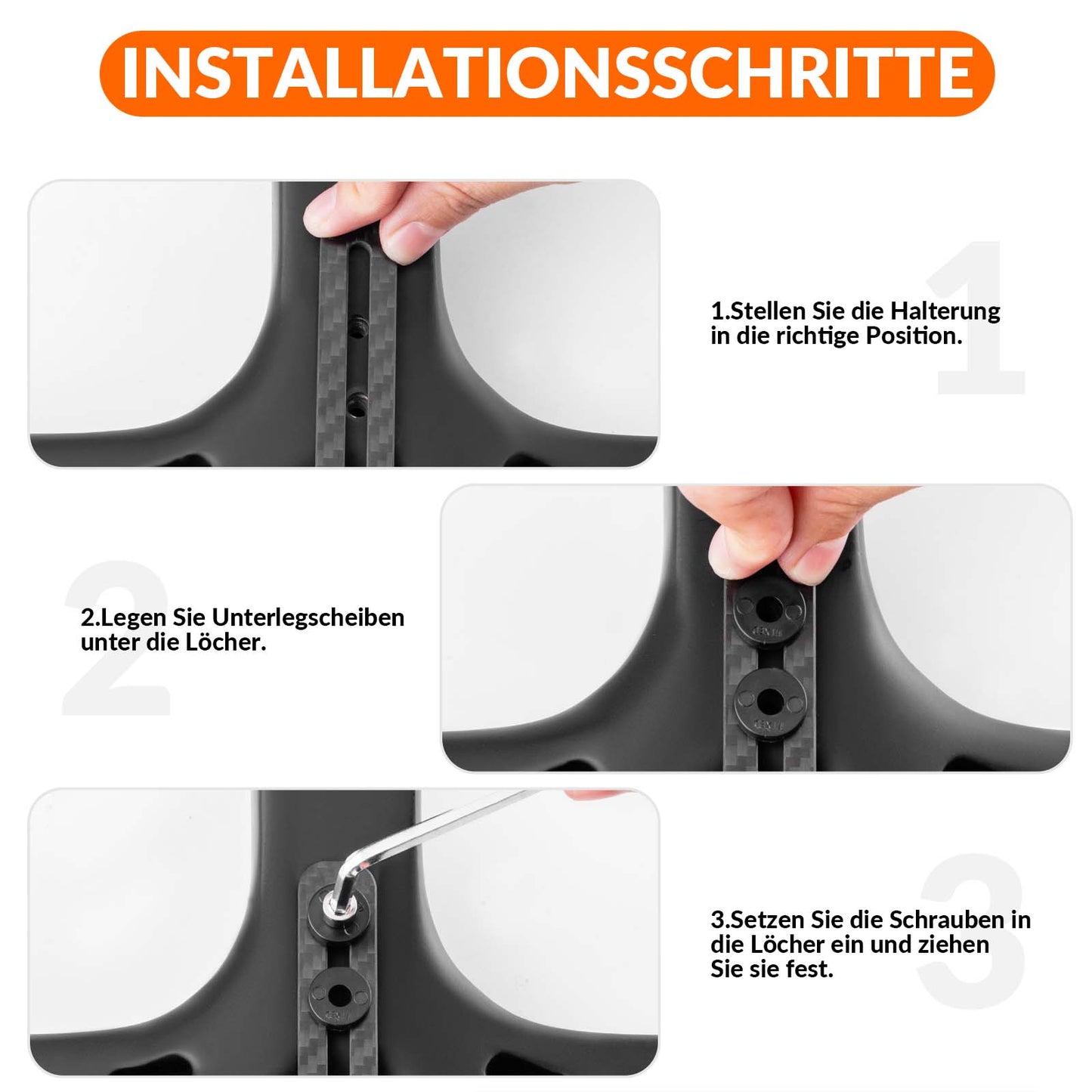 Festing fyrir stýri á hjólatölvu fyrir Garmin/Wahoo/Bryton/Giant